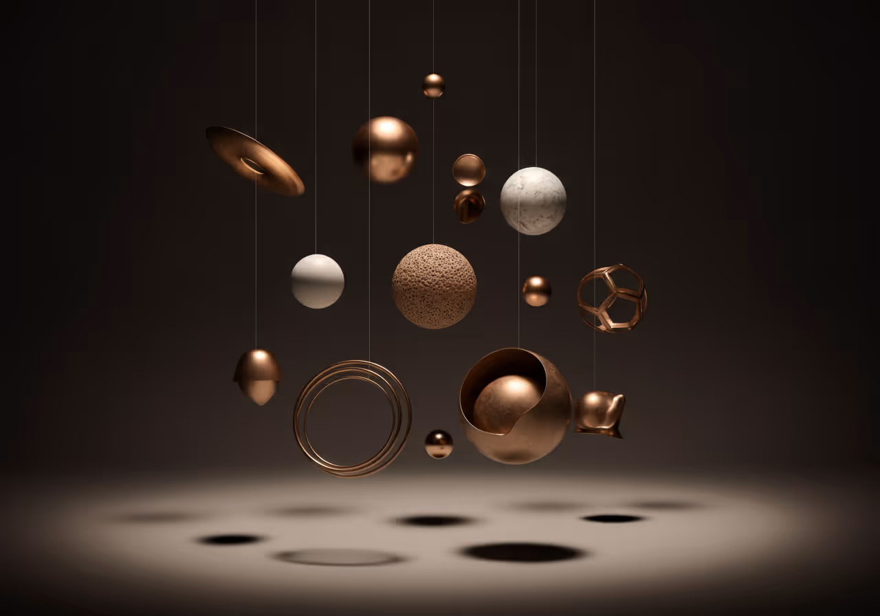 Hanging Objects Create Depth with Suspended Product Shots